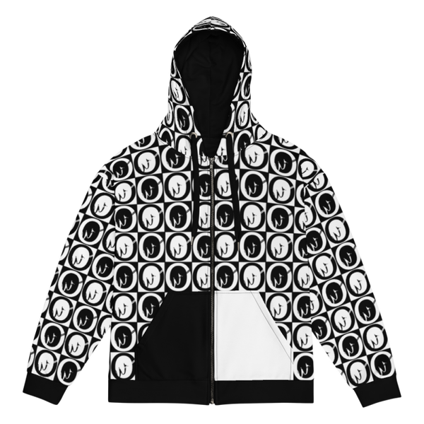 Official Wear 'OW Block' Unisex Zip Hoodie