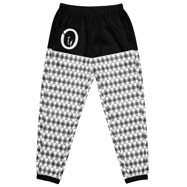 Official Wear 'Black & White OW pattern' Unisex track pants