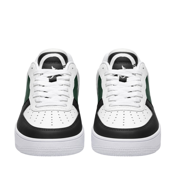 Official Wear 'BLKCB' Unisex Low Top Leather Sneakers