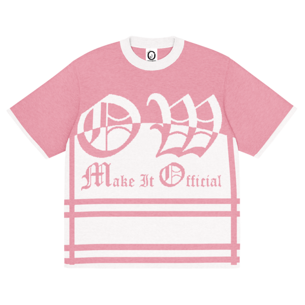 Official Wear 'Two Tone OW' Knitted t-shirt