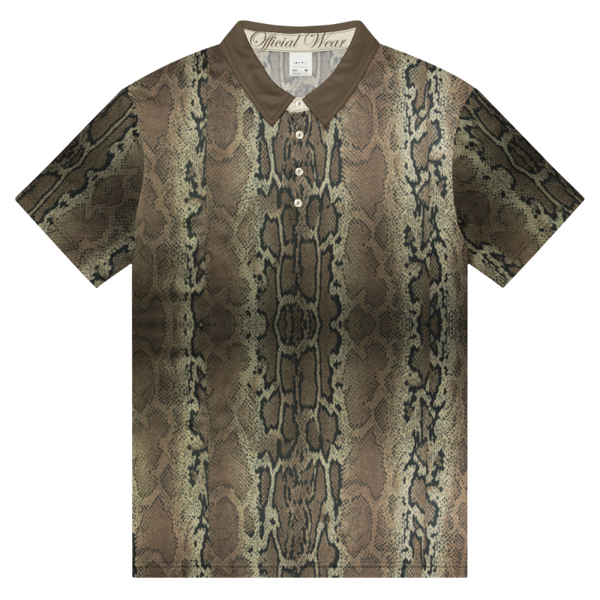 Official Wear 'Jungle Snakeskin' Polo shirt