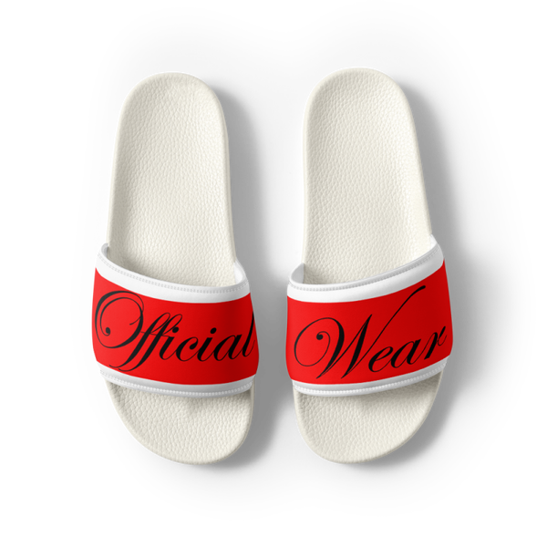 Official Wear 'Red & White' Slides