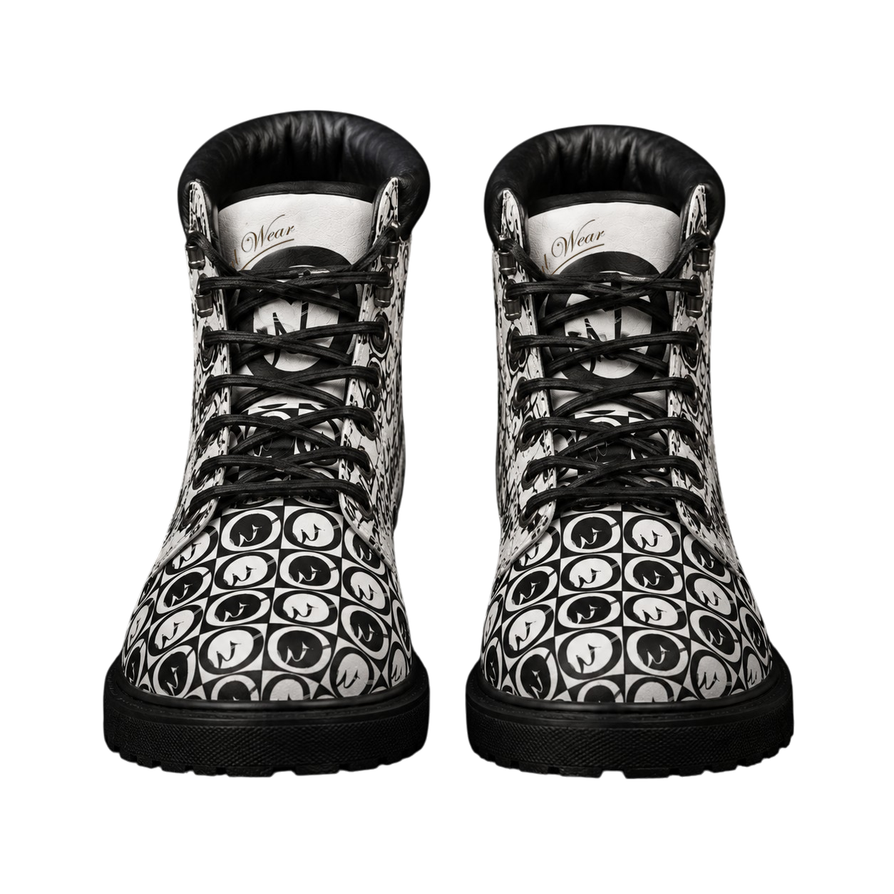 Official Wear 'OW Block' Men's Short Boots