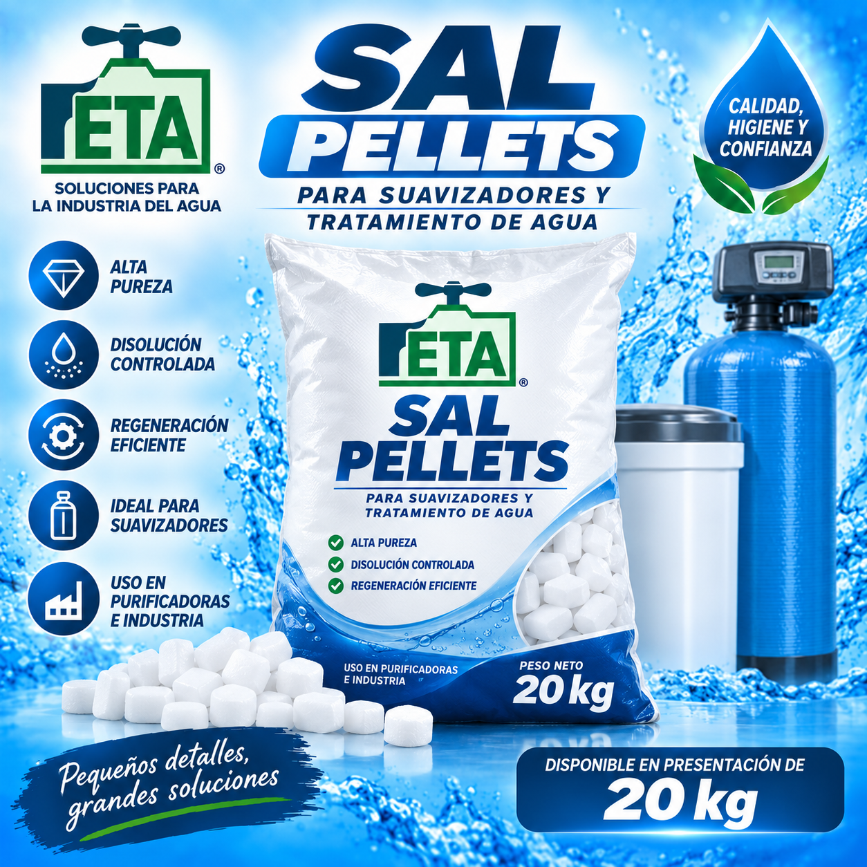 SAL PELLETS 20 KG