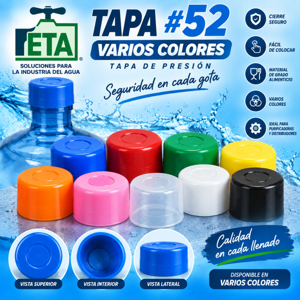 Tapa #52 varios colores