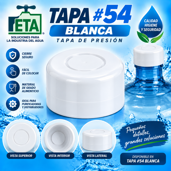 Tapa #54 Blanca