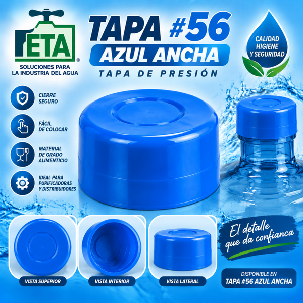Tapa #56 Azul ancha