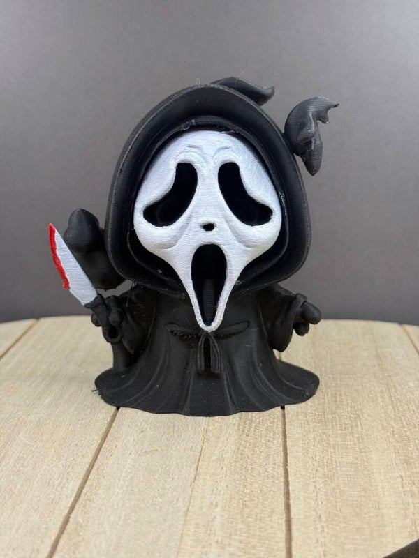 Ghostface inspired solid figure