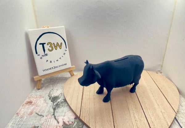 Wensleydale Cow Money Box