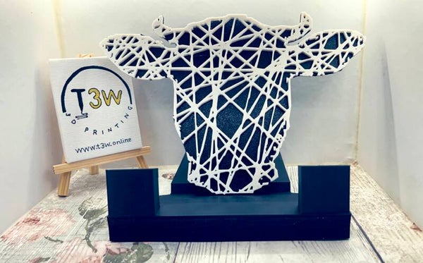 Wensleydale Cow Recipe Book Stand - Dual Print