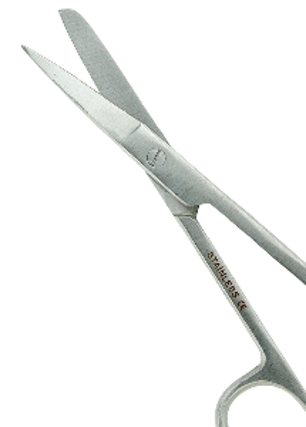 Chirurgische schaar SP/ST recht 14 cm. RVS