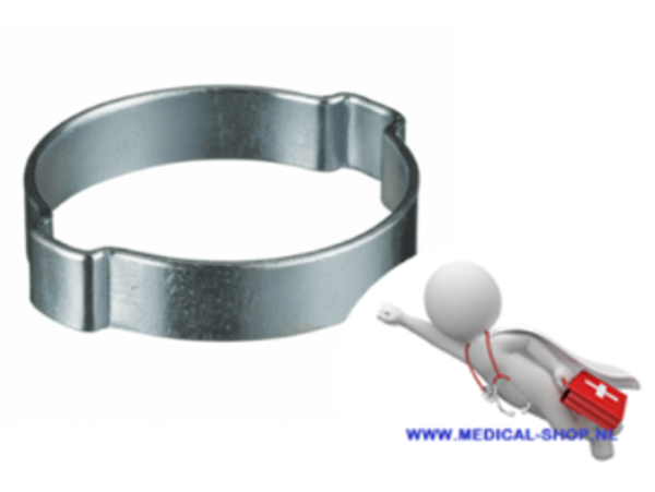 Oorklem verzinkt staal 23-27 mm