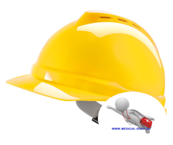 Veiligheidshelm MSA V-Gard 500 (diverse kleuren) met ventilatie