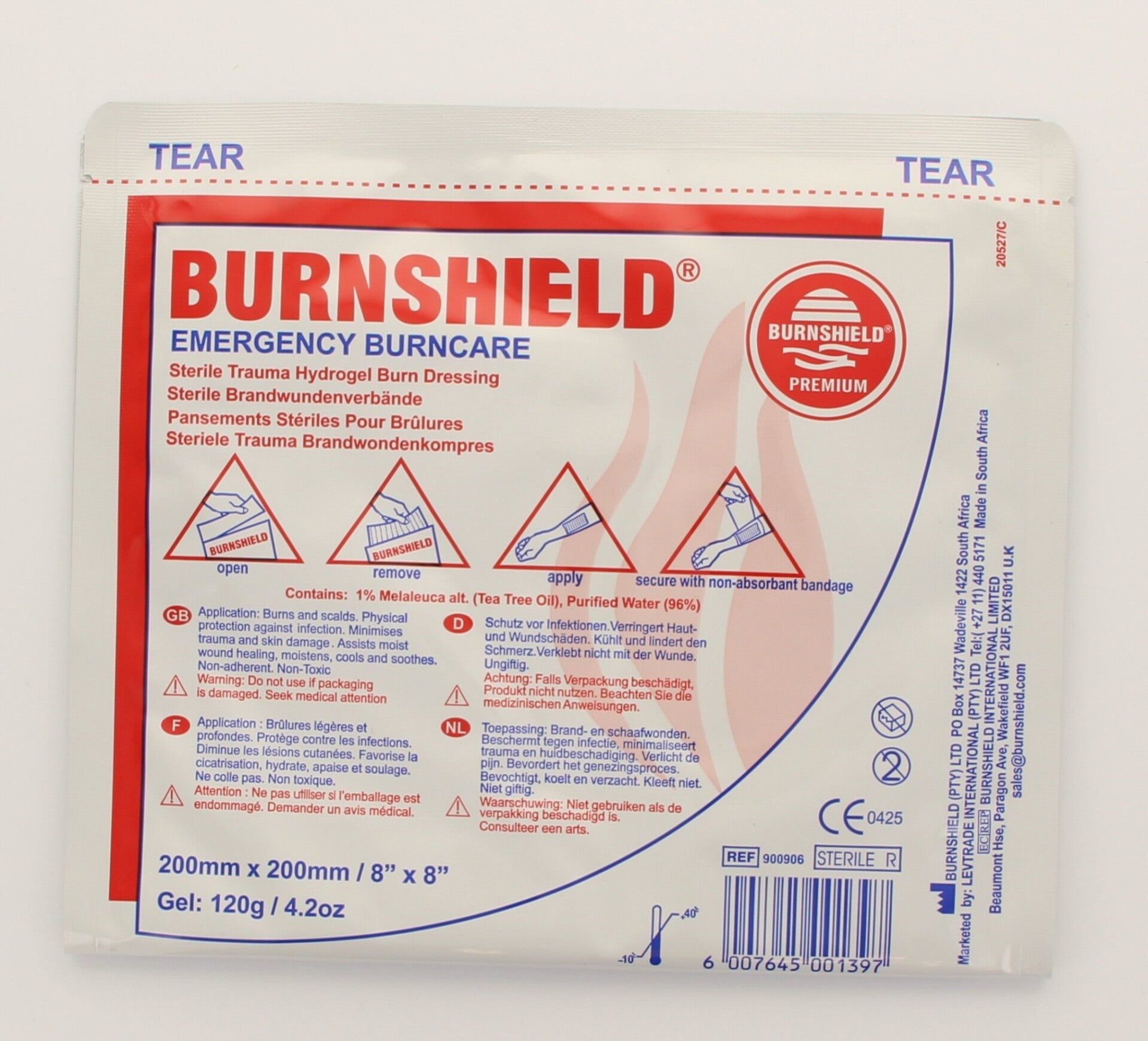 BURNKIT - Burnshield basisset I