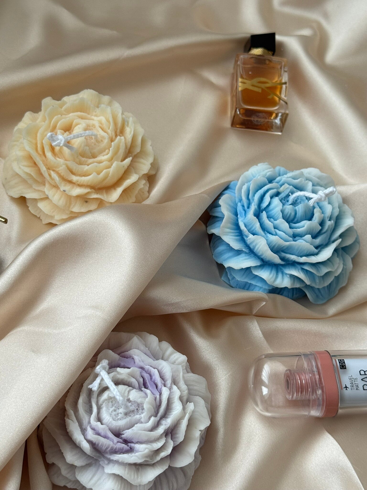 🌸 Flower Candle | Blumen Kerzen | Peony Shaped Candle