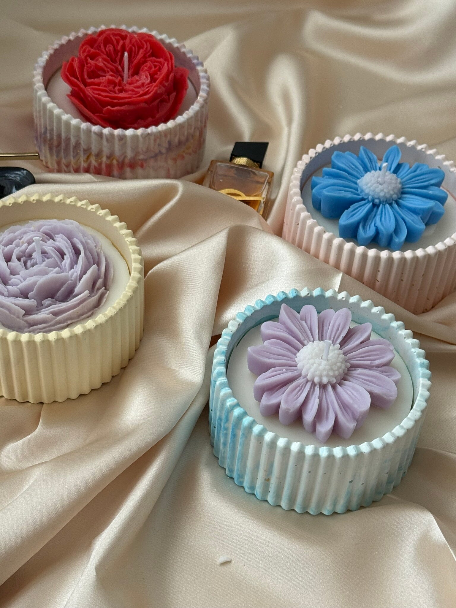 🌸 Flower Candle | Blumen-Kerze