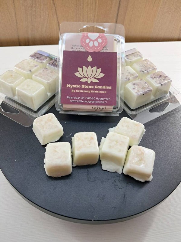 MSC Wax melt/Smeltkaars geurolie met edelstenen