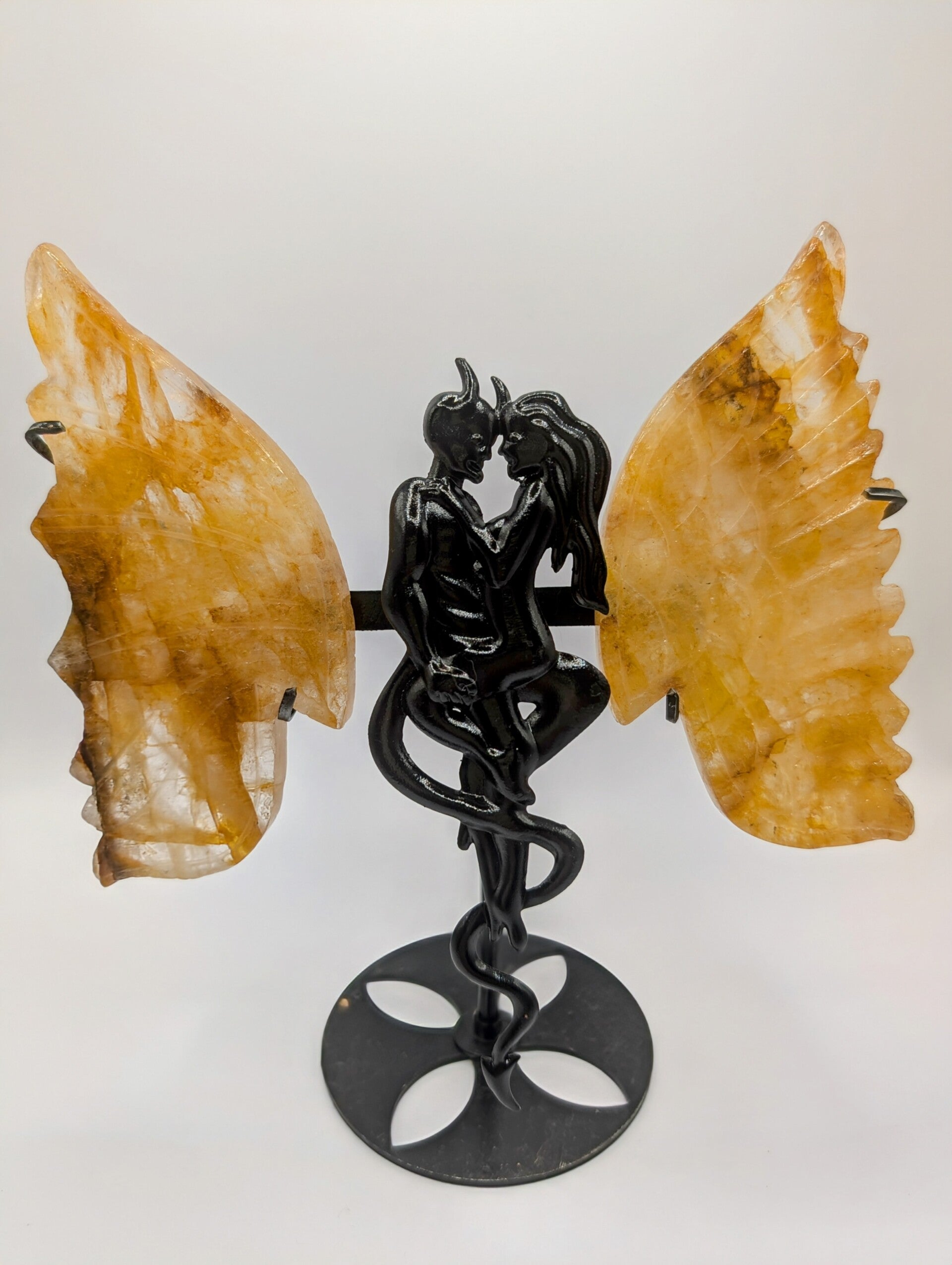 Golden Healer Flügel auf Engel- und Teufel Stand