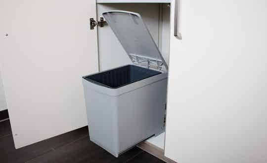 Abfallsammler 1-fach US 30 1x16 L hellgrau