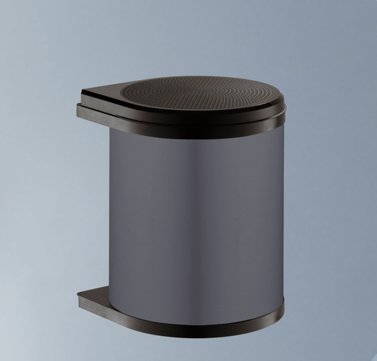 HAILO Abfallsammler Mono 15 Liter dunkelgrau