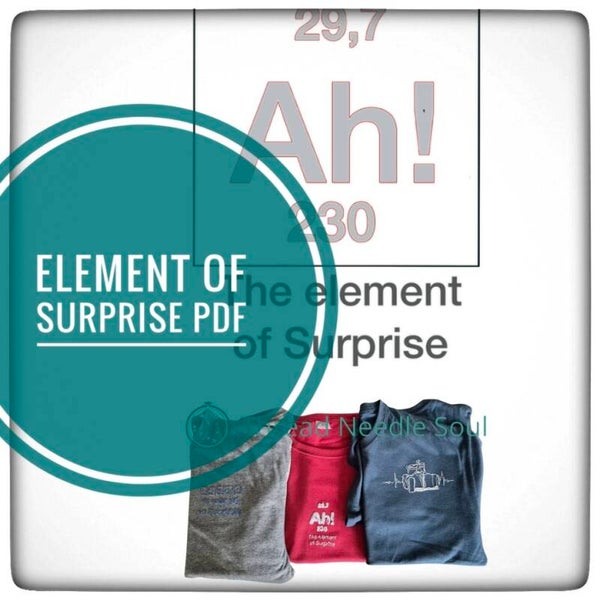 Element Of Surprise  Embroidery Template PDF