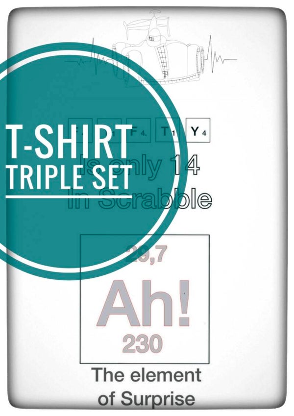 T-Shirt Triple Set Stick & Stitch Sheet A4
