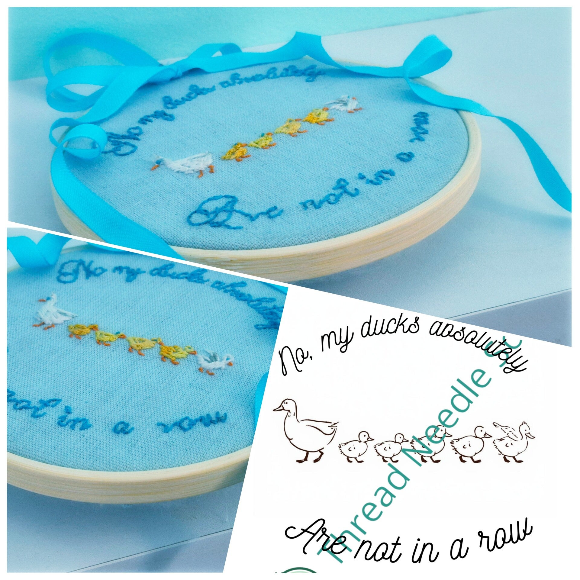 My Ducks Are Not In A Row Stick & Stitch