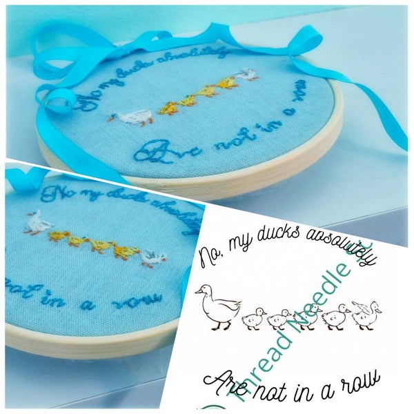 My Ducks Are Not In A Row Stick & Stitch