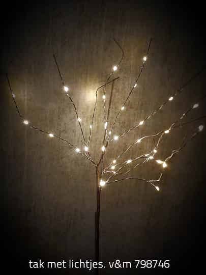 Takken met lichtjes