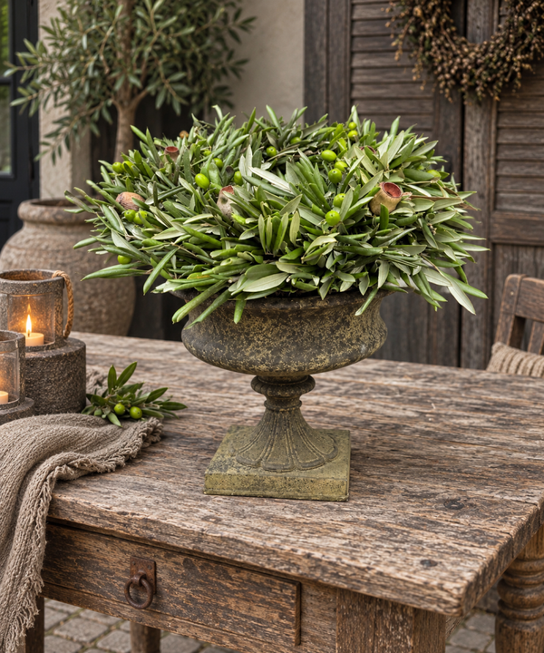 Franse schaal/pot in oude gietijzer look