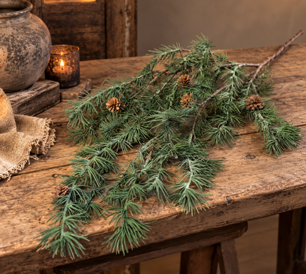 Brynxz/sylxz Larix tak met dennenappels 91cm