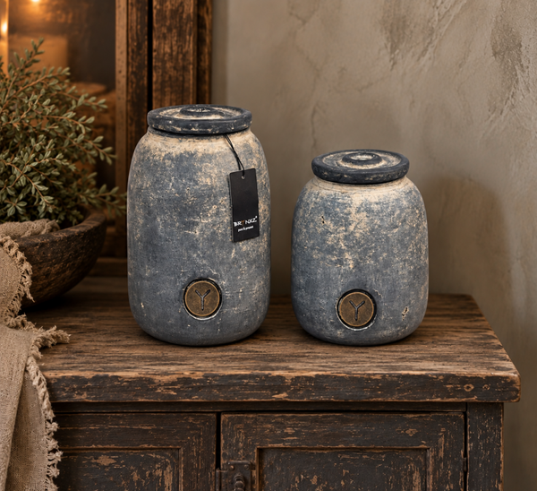 Brynxz pot and top basic ancient clay - 2 maten