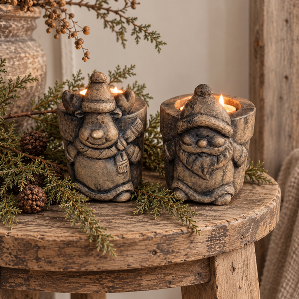 Brynxz set of 2 tealightcups XMas 2026 - Maj Brown