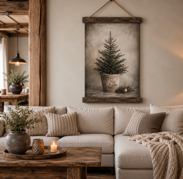 Wanddoek 40x60 kerst10