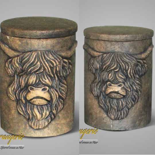 BRYNXZ pot met deksel en 3D Scotty | 2 maten