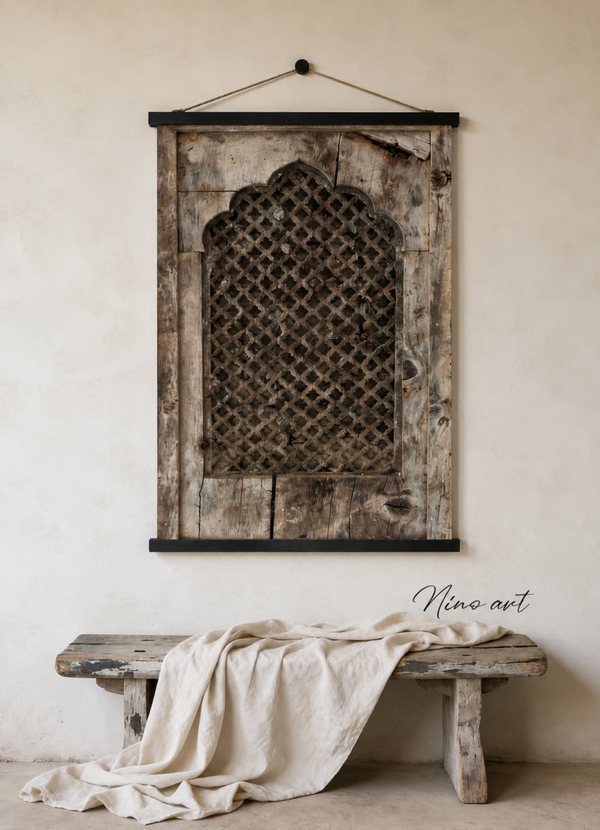 Wanddoek/tuinpostet raam wenta 60x90cm