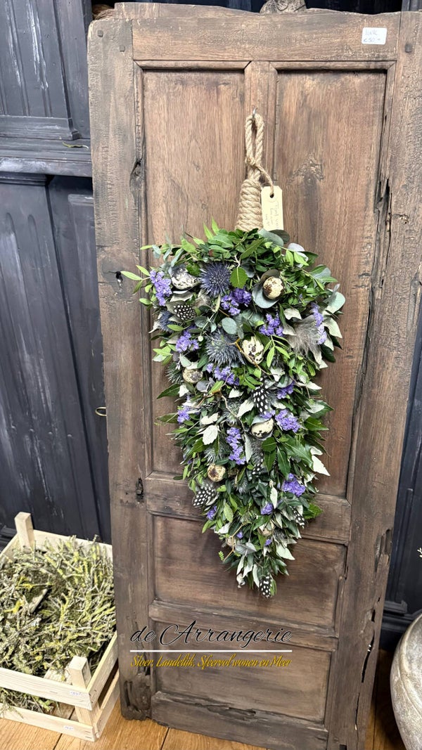 Lange toef met paars