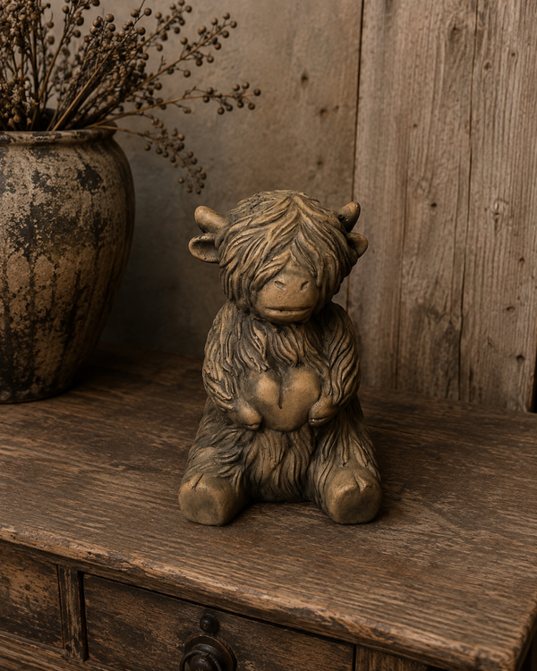 Brynxz sitting Scotty with heart - Majestic Brown