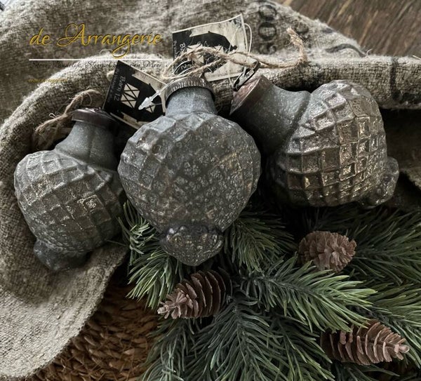 Kerst ornament hanger sober grijs