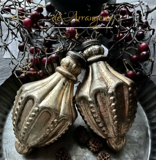 Kerstbal ornament old gold