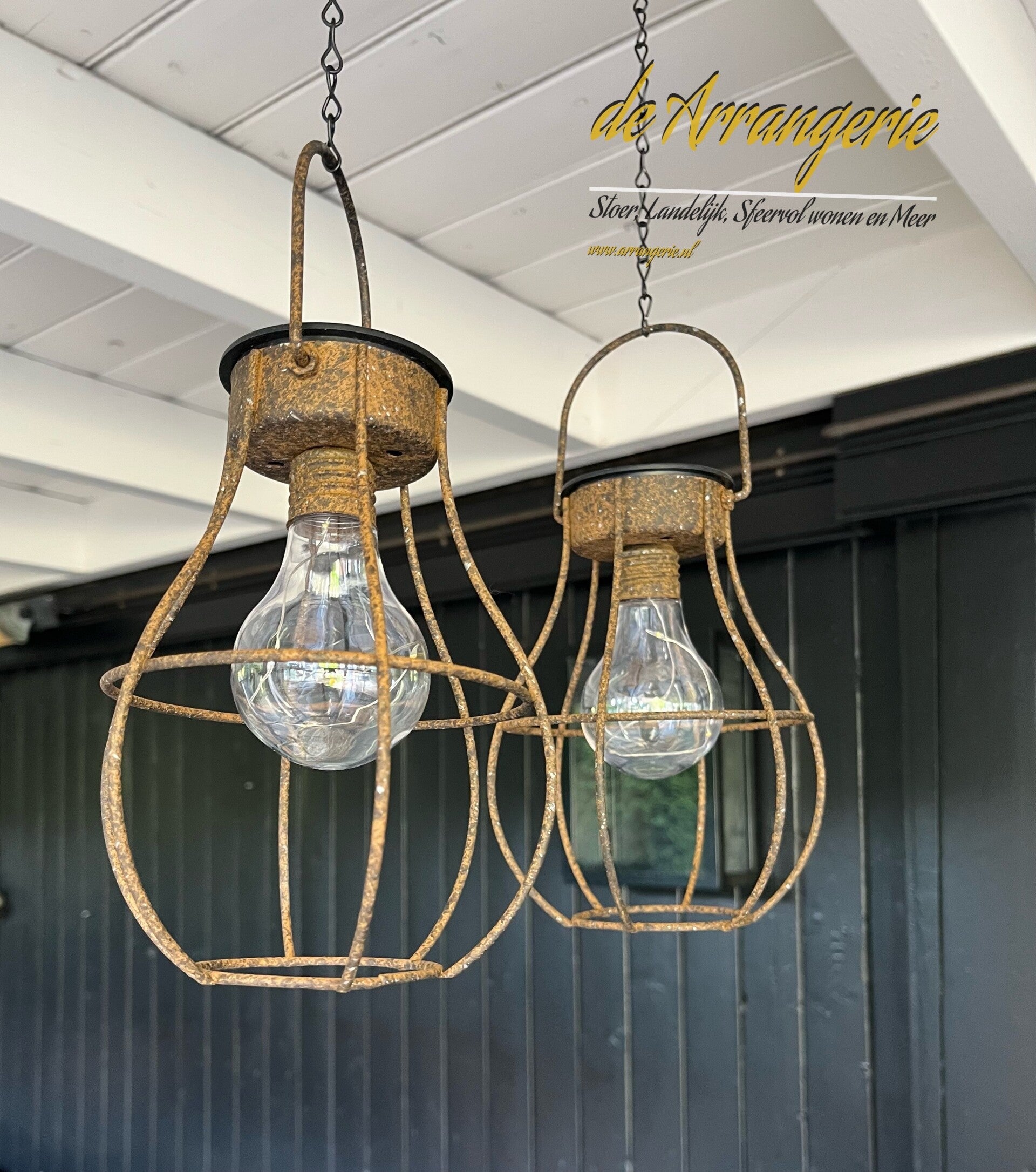 Landelijk Solar hang lampje