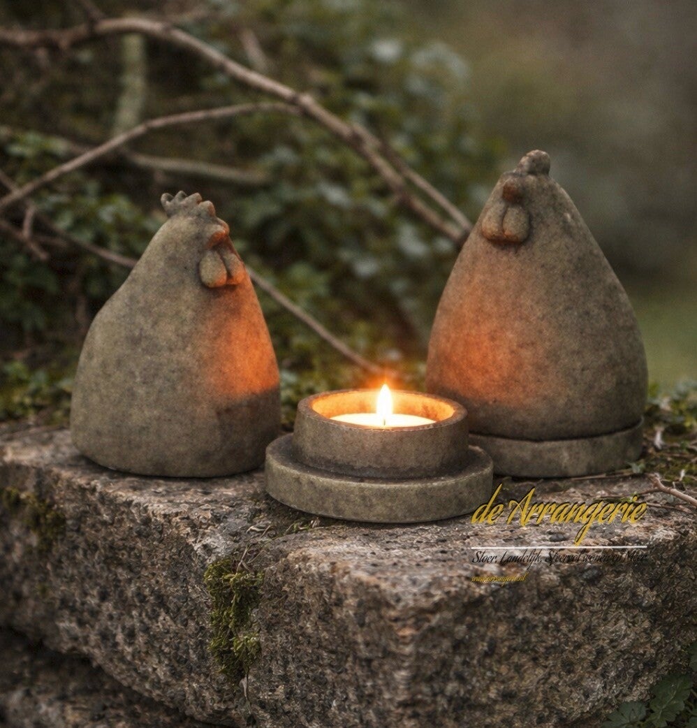 BRYNXZ. Waxine houder ei-kip - Maj Broxn