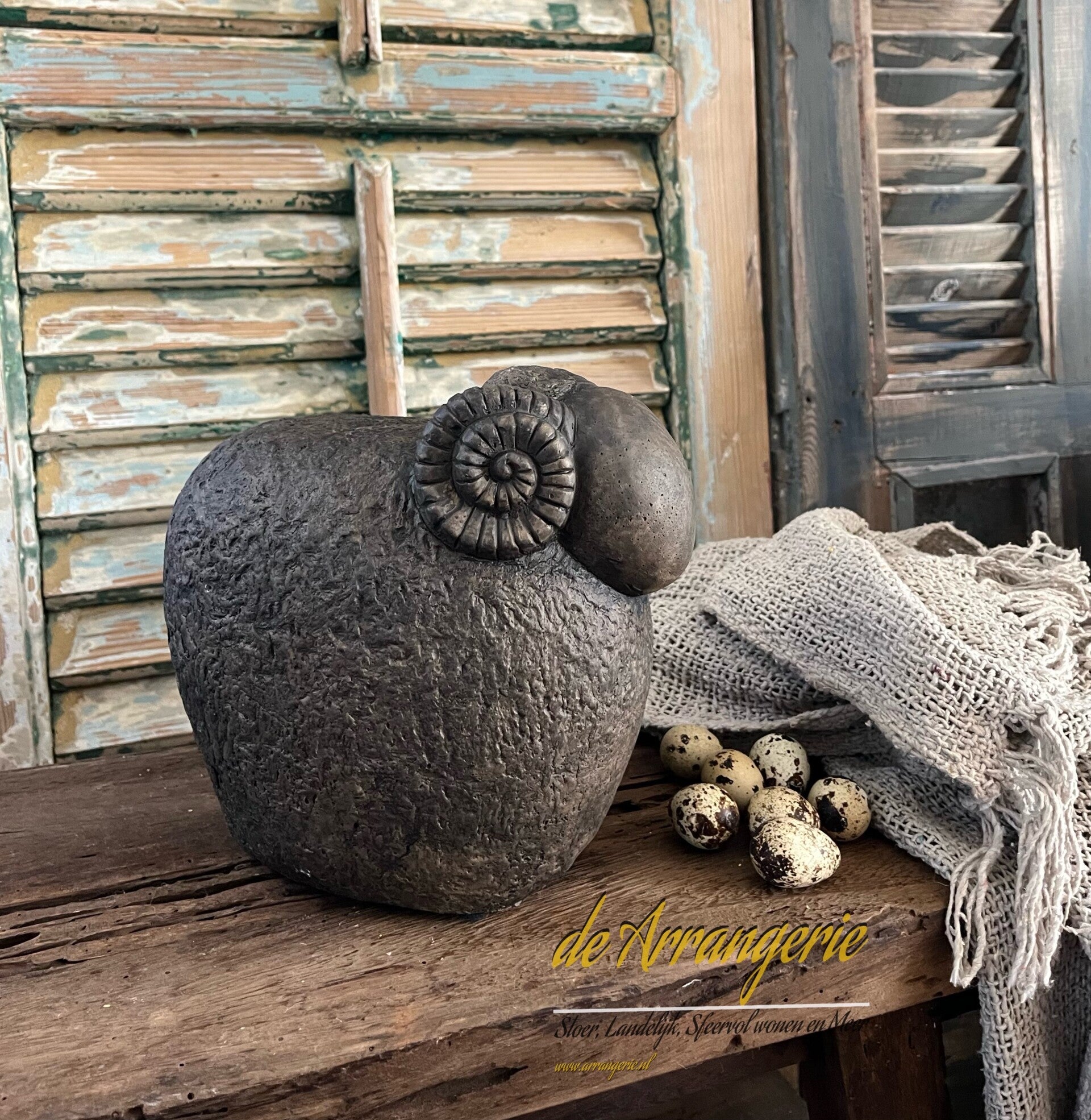 Brynxz schaap met hoorns - Maj brown