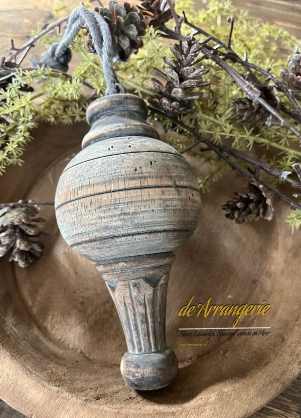 Houten klos | ornament hanger