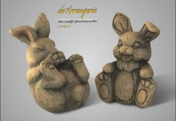 BRYNXZ set van 2 haasjes funny - Maj Brown