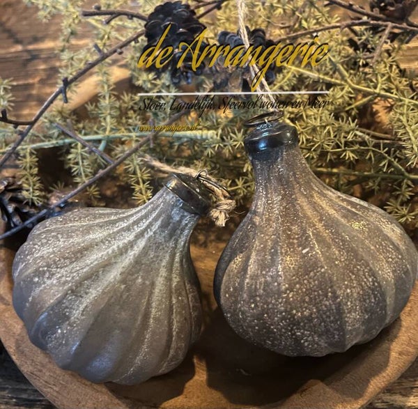 Kerst hanger | ornament | vintage grey