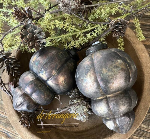 ornament hanger | vintage grey 12cm