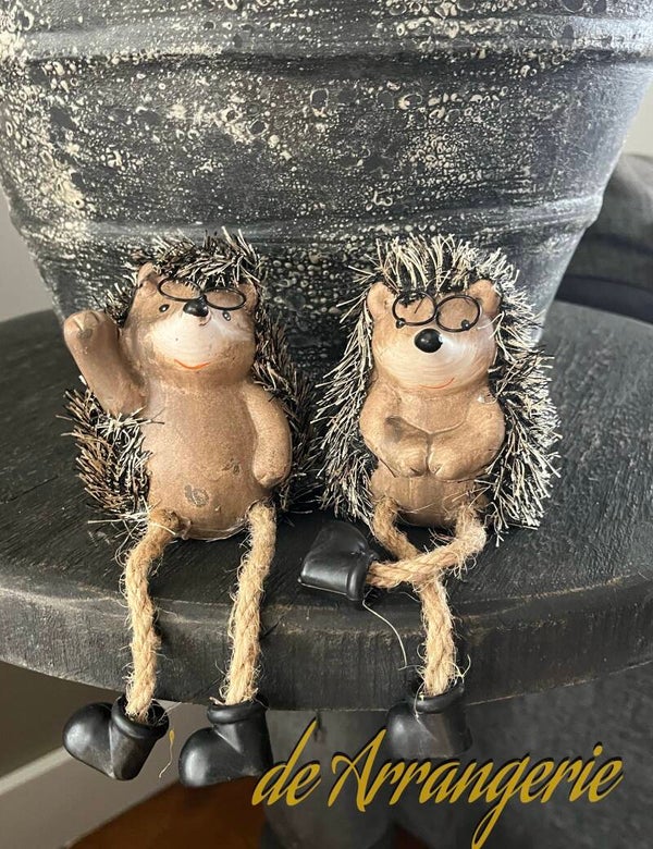 Egeltjes met bungelbeentjes