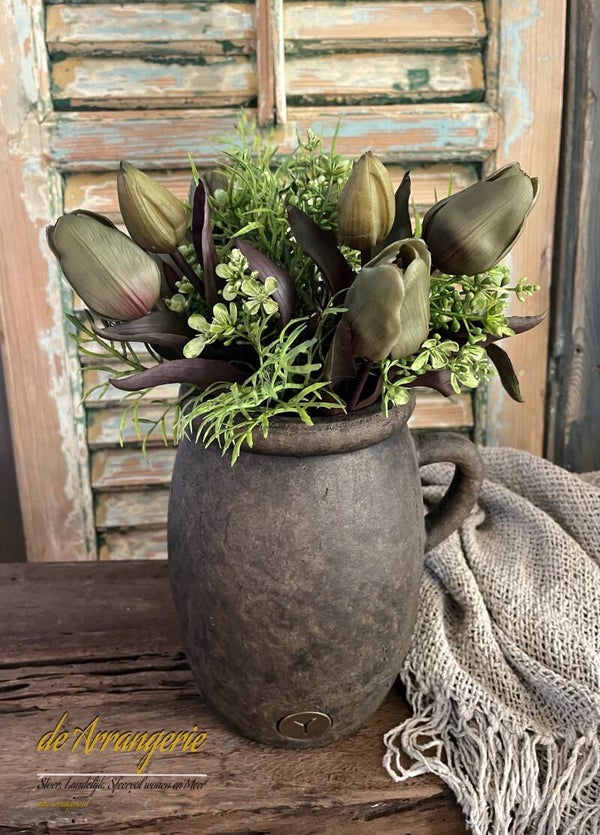 SET Brynxz kruik met Tulpenboeket