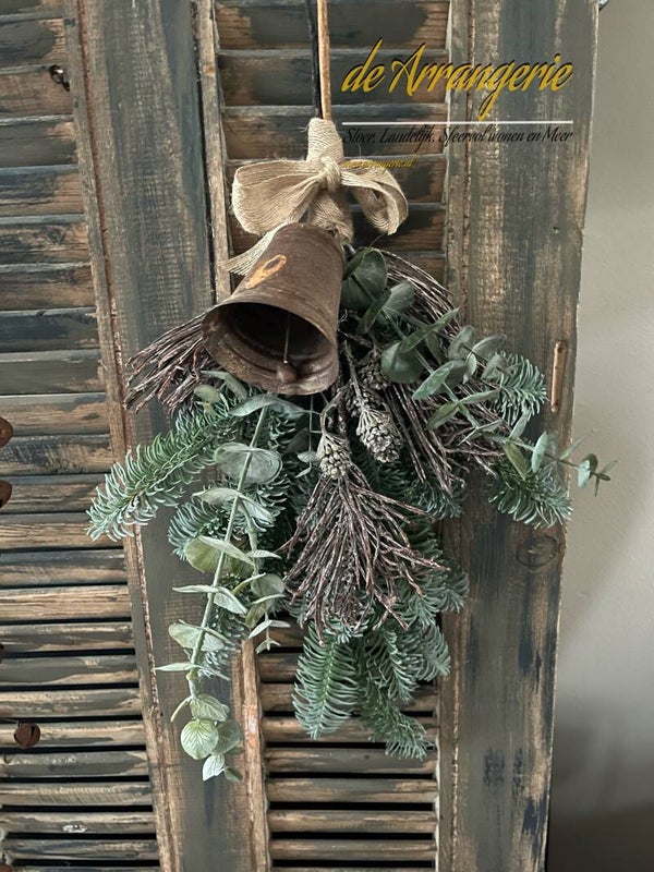 Handgebonden kersttoef - kunst